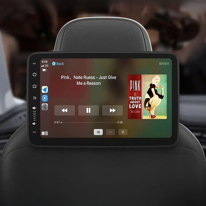 10" Car Headrest TV Tablet Monitor Screen DVD Player