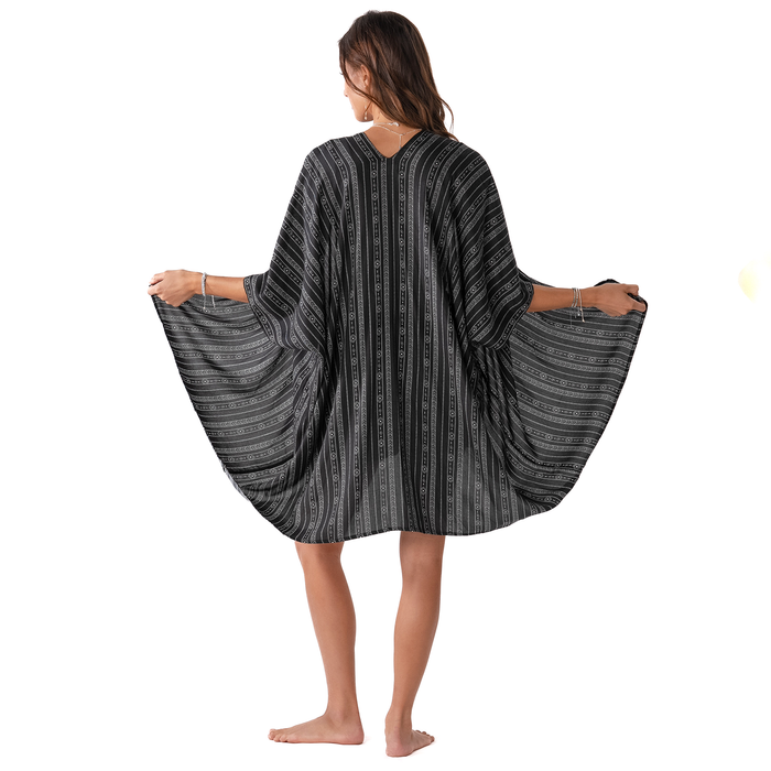 Akha Tribal Shorts Lounge Set, back