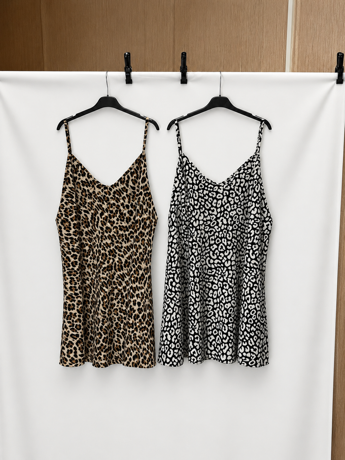 Animal-Print Cami Top