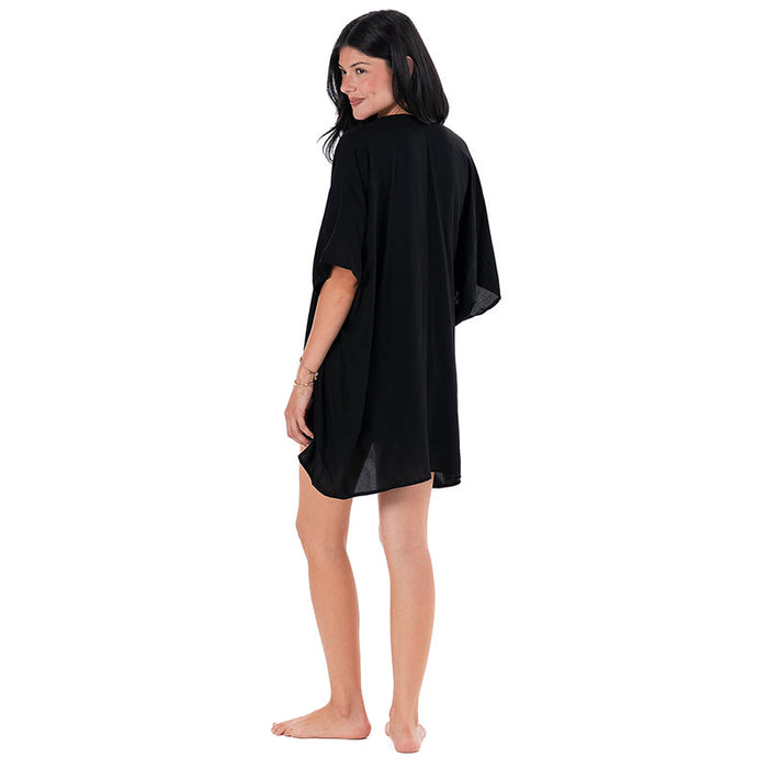 Black Shorts Lounge Set, back