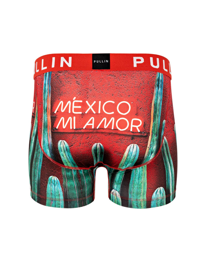 boxer homme imprimé boxer court mexicoamor PULLIN en lycra