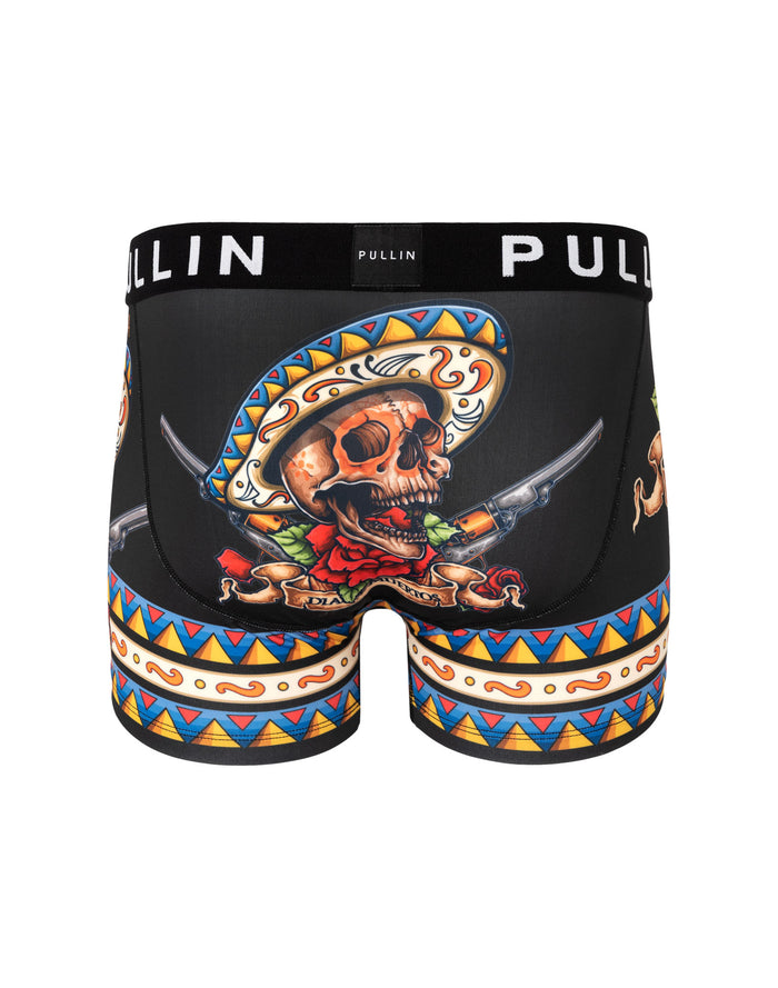 boxer homme imprimé boxer court patrulla PULLIN en lycra