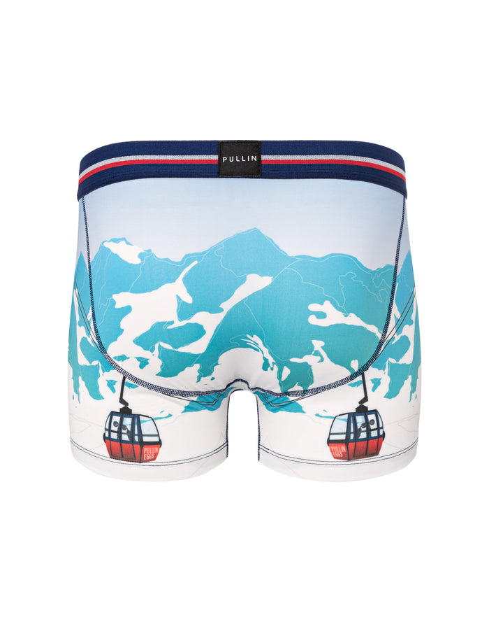 boxer homme imprimé boxer court PULLINeggs PULLIN en lycra