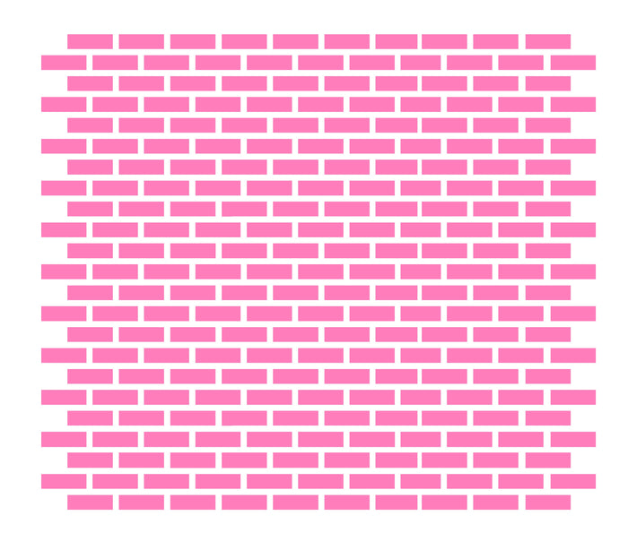 Brick Pattern Cake Stencil bakeartstencil