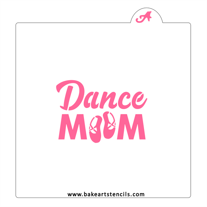 Dance Mom Cookie Stencil bakeartstencil