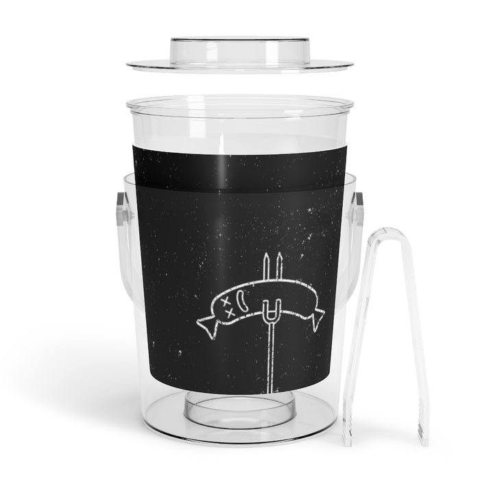 Death by Sausage Ice Bucket with Tongs
