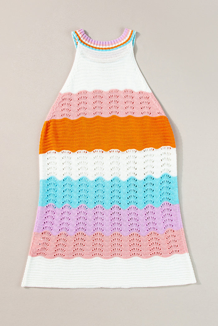 Débardeur sans manches en tricot texturé *-A WOMAN WE LOVE