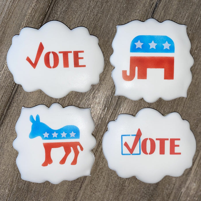 Democratic Donkey Stencil Set bakeartstencil