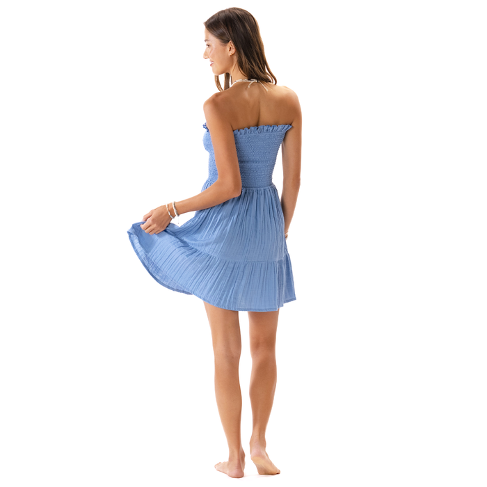 Denim Blue Daiquiri Dress, back