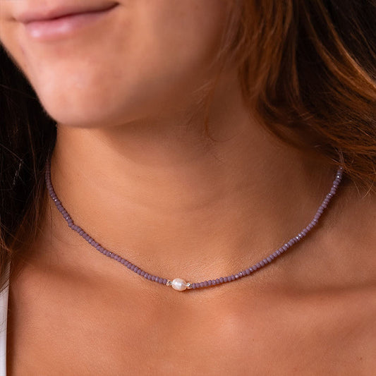 "Dreams Do Come True" Goddess Necklace, worn on neck