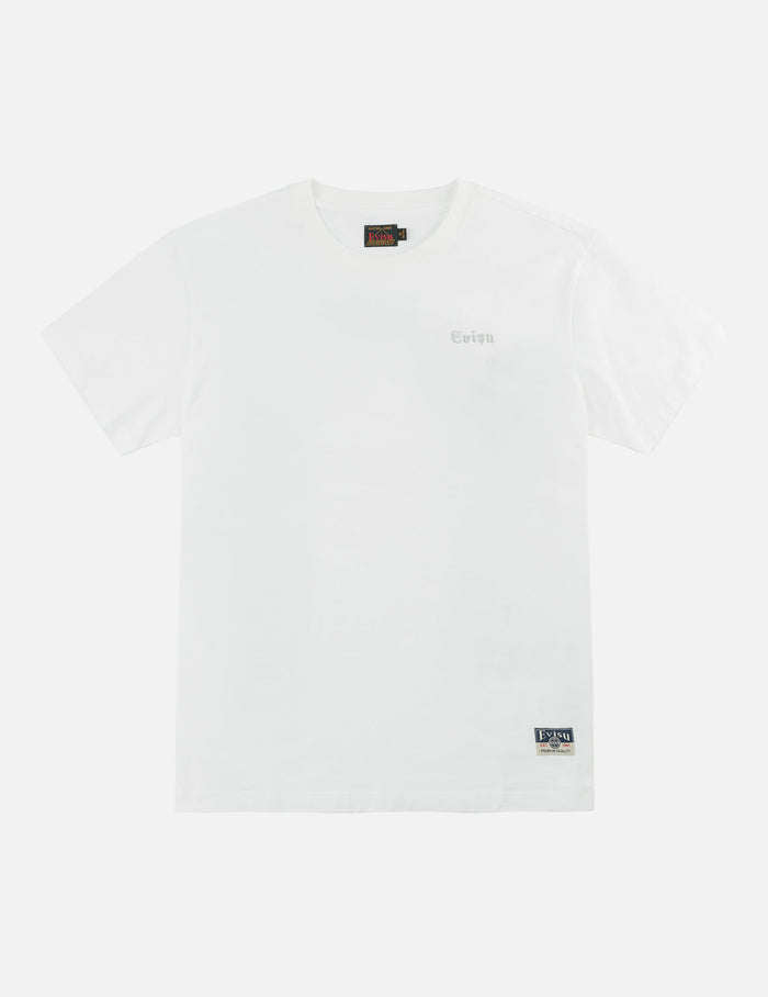Feather Wing Daicock Print and Embroidered T-Shirt