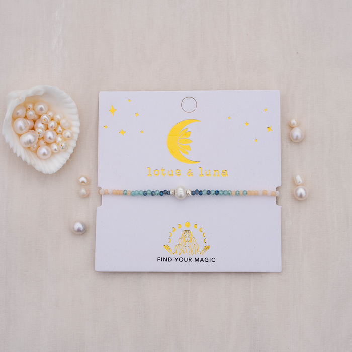 "Find Your Magic" Goddess Bracelet, on brand card