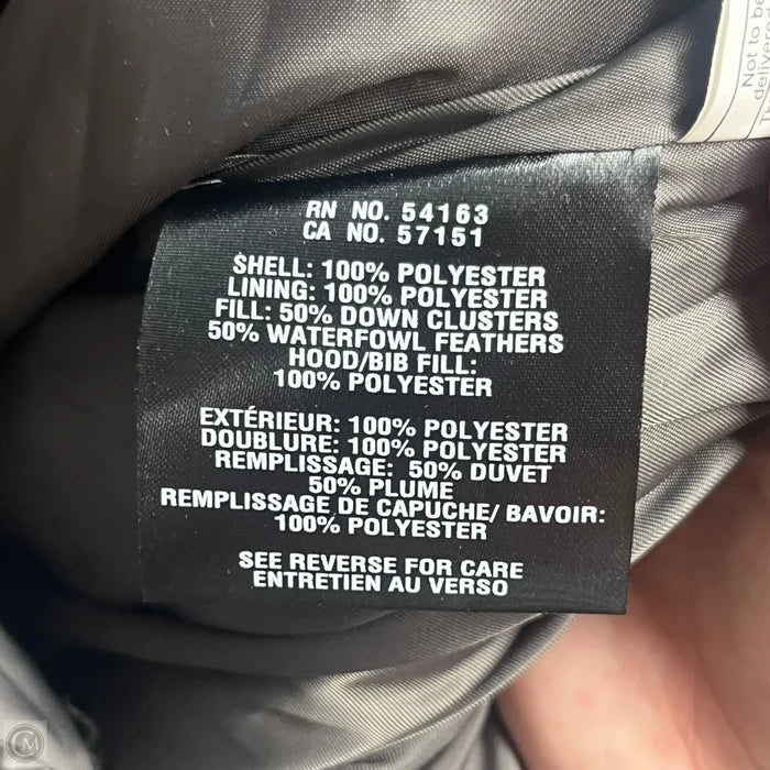 Jacket Puffer & Quilted By Cole-haan In Grey, Size: M