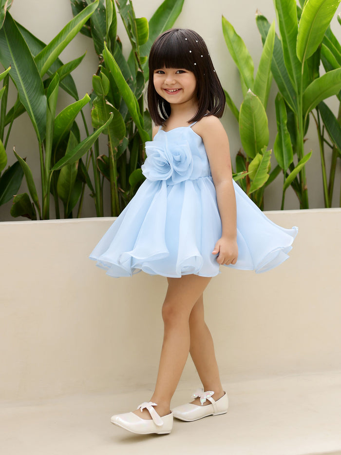 Janyas Closet: Elsa Blue Barbie Girl Dress