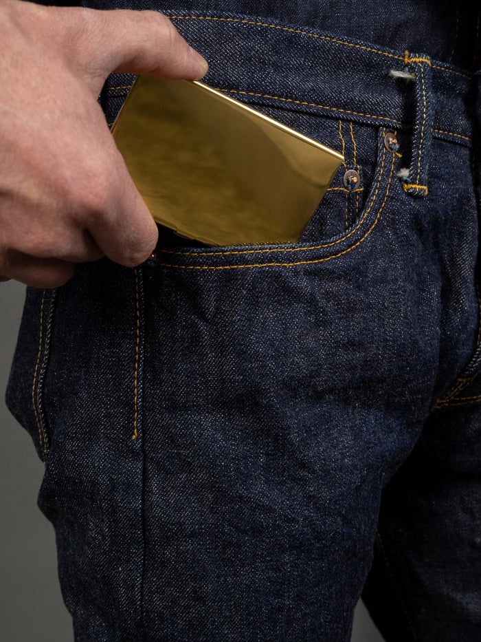 Kobashi Studio compact Card Case solid brass