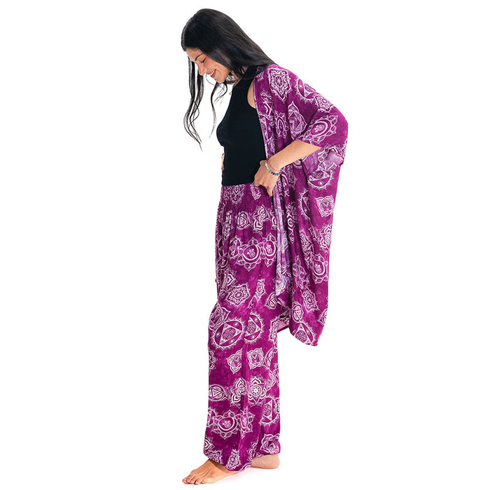 Magenta Chakra Lounge Set, side