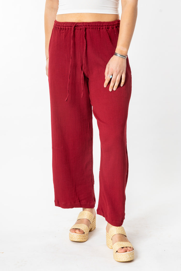 Burgundy / One Size