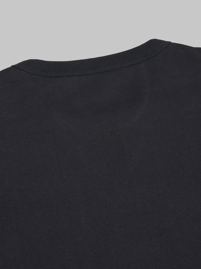 Merz b schwanen loopwheeled sweatshirt heavy black no seams construction