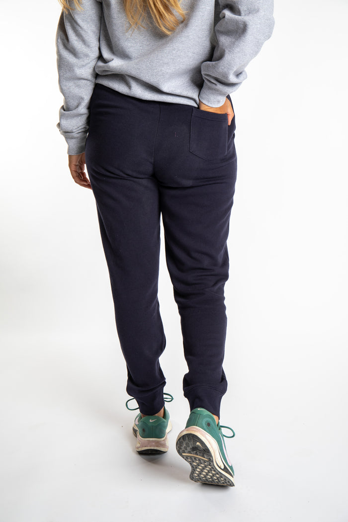 Sophie is wearing the S Mexicali Blues Navy Joggers