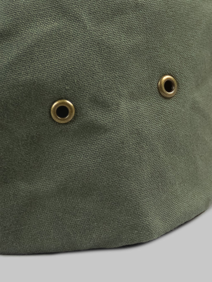 Mighty Shine Paraffin OX 4 Panel Cap khaki ventilation holes