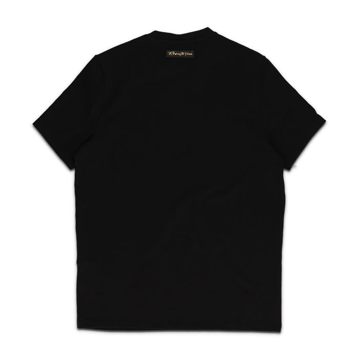 Milano Front RV Cracks T shirt Black