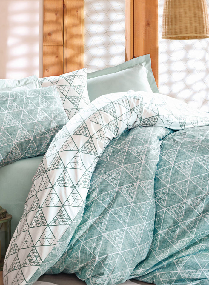 Mint Waives Duvet Cover Set | Mint