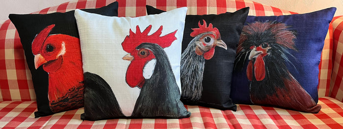 NANCY THOMAS PILLOWS - Orange Chicken