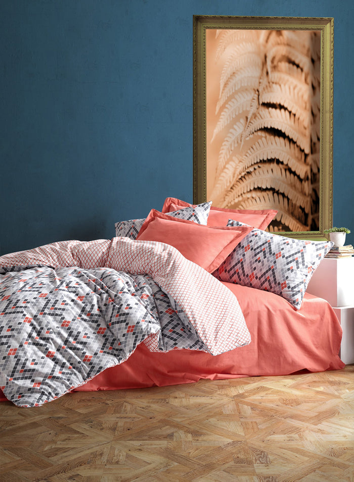 Orange Paradise Duvet Cover Set | Orange
