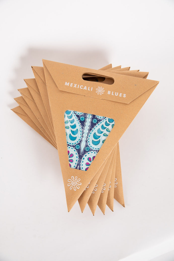 Ganesh - Turquoise & Purple Glitter
