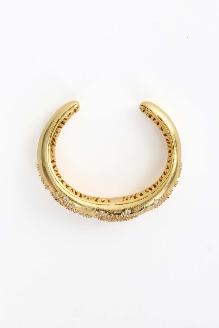 ACLER ONLINE AU RILBO SPARKLE CUFF AJ2510014B-GOLD-GOL-OS