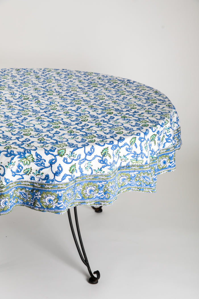 Blue and Green Vines / 70"