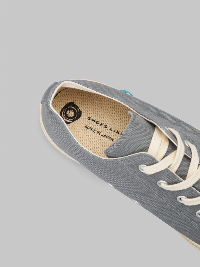 Shoes like pottery low grey sneakers insole fabric