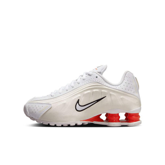 Shox R4 White Phantom Picante Red GS