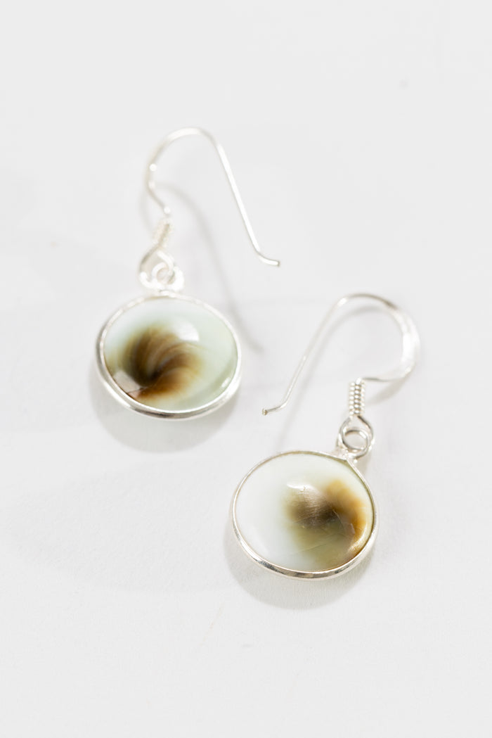 Medium Sterling Shiva Eye Earrings