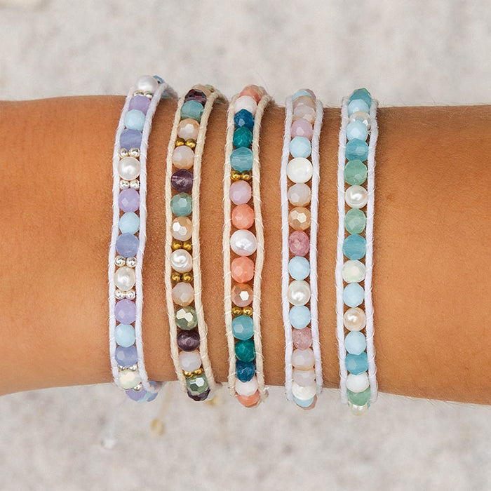 Sunbeam Healing Bracelet, wrapped on wrist