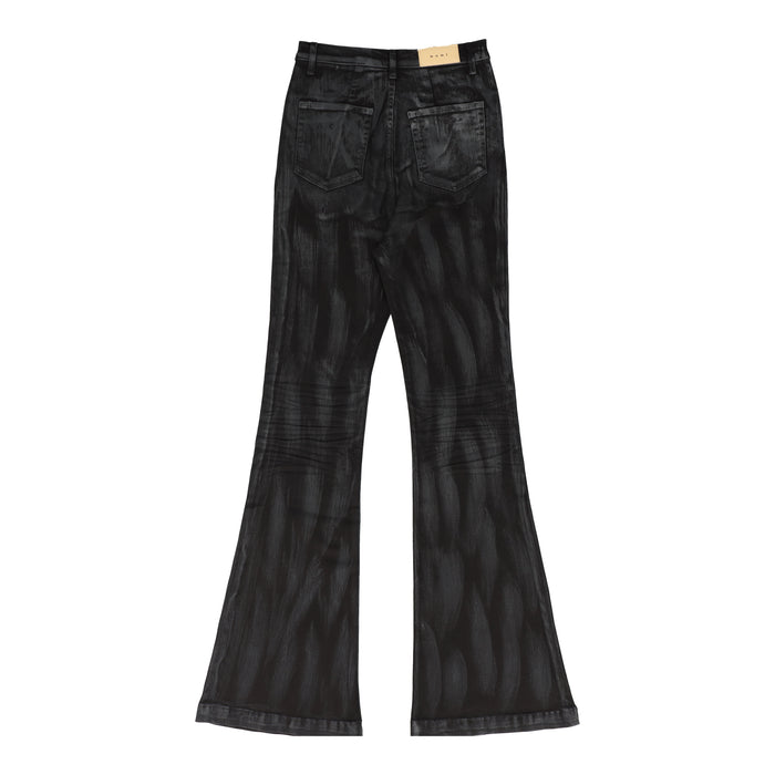 Super Stacked Denim Black Jeans