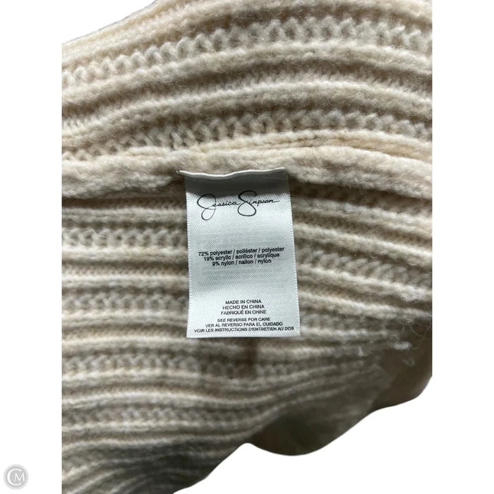 Sweater By Jessica Simpson In Cream, Size: L