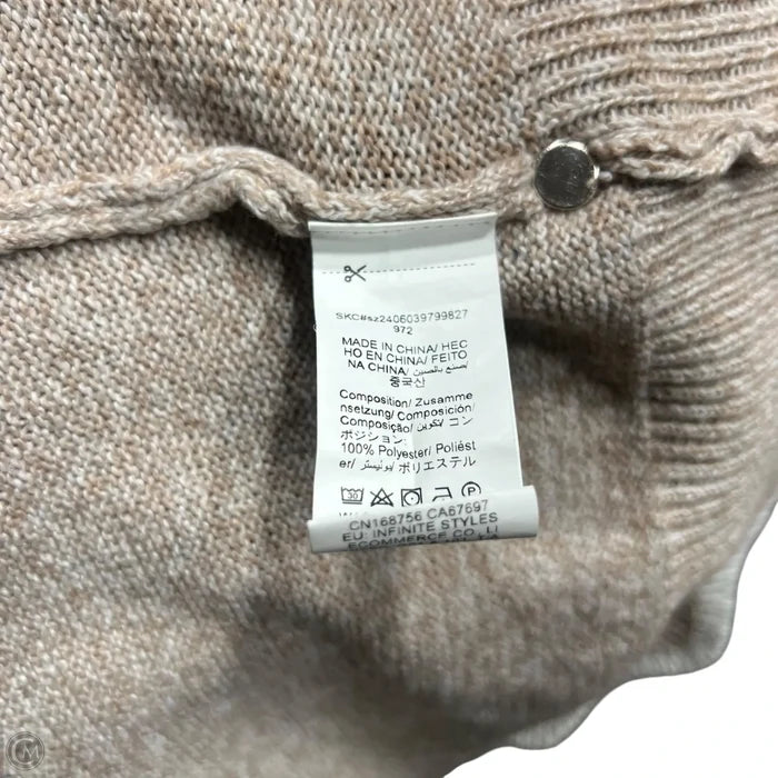 Sweater By Shein In Cream & Tan, Size: L