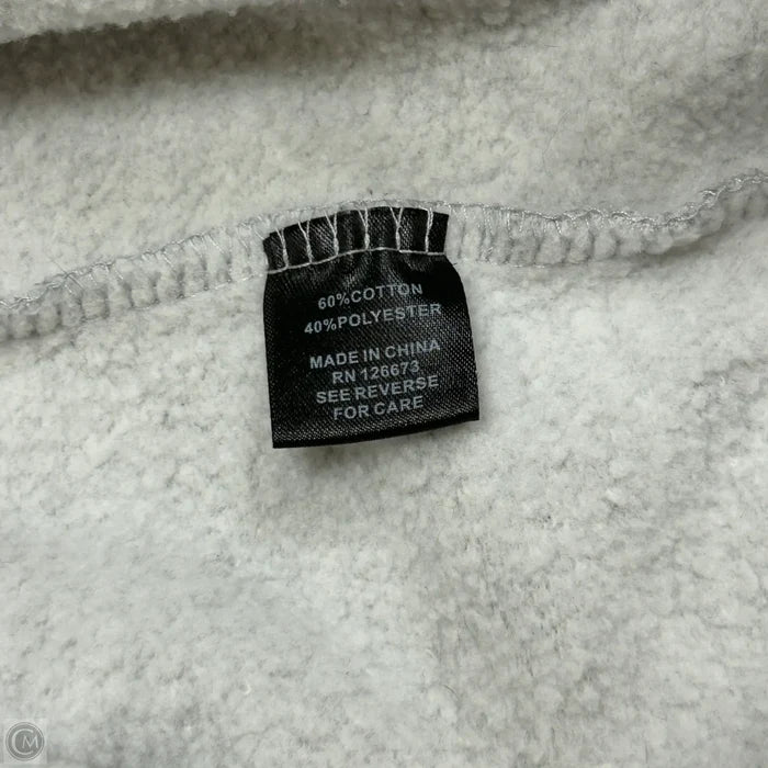 Sweatshirt Hoodie By Nfl In Grey, Size: Xl