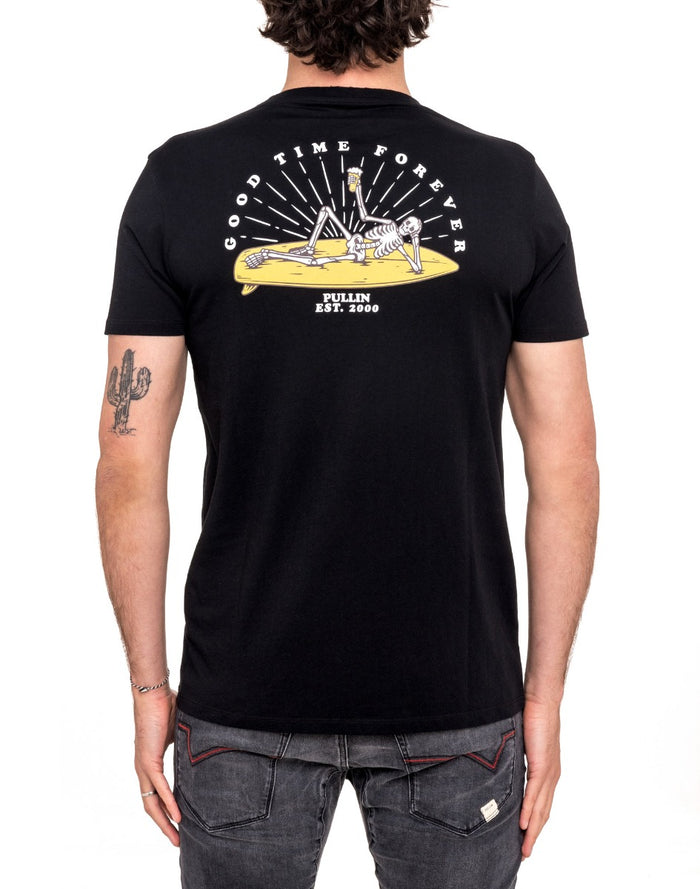 t-shirt homme goodtimeblk PULLIN en coton