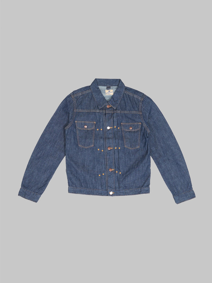 TCB Working Cat Hero selvedge denim Jacket front