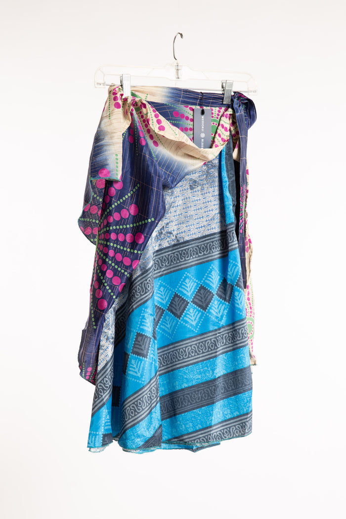 Long Sari Silk Magic Skirt