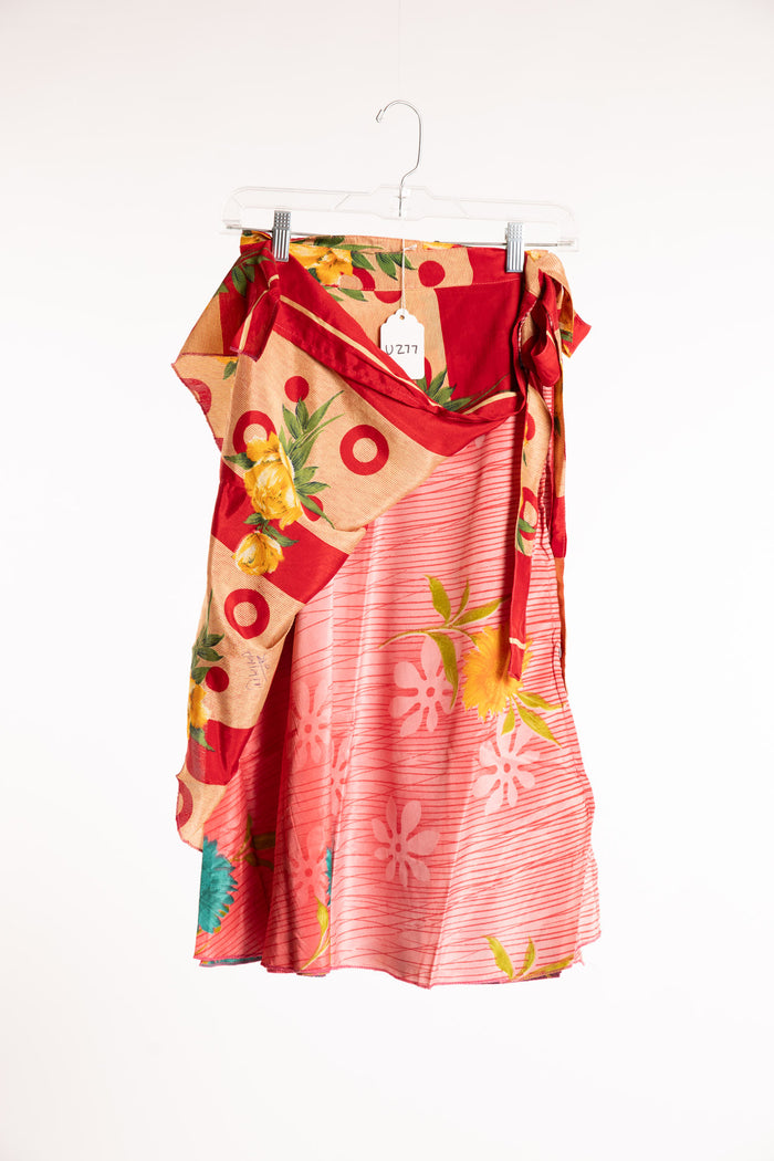 Long Sari Silk Magic Skirt