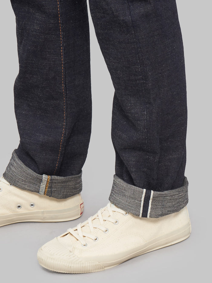 The Strike Gold 5109 15oz Slub Grey Weft Slim Tapered Jeans selvedge