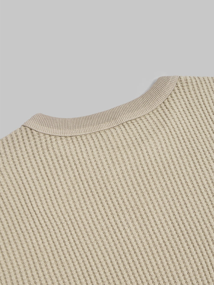 UES Thermal Big Waffle Tshirt ecru back