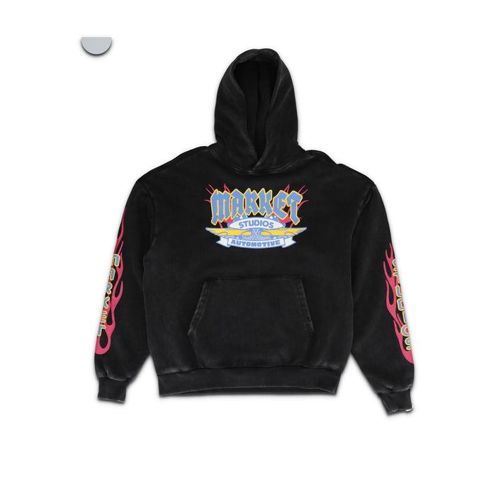 V12 Pirate Black Pullover Hoodie