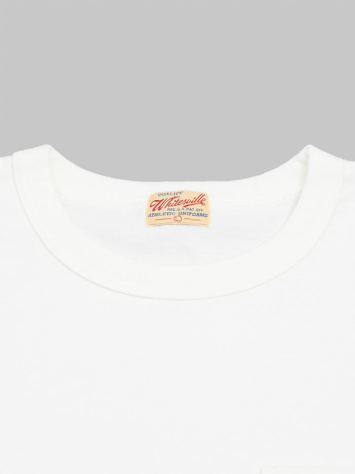 whitesville heavyweight pocket tshirt white collar