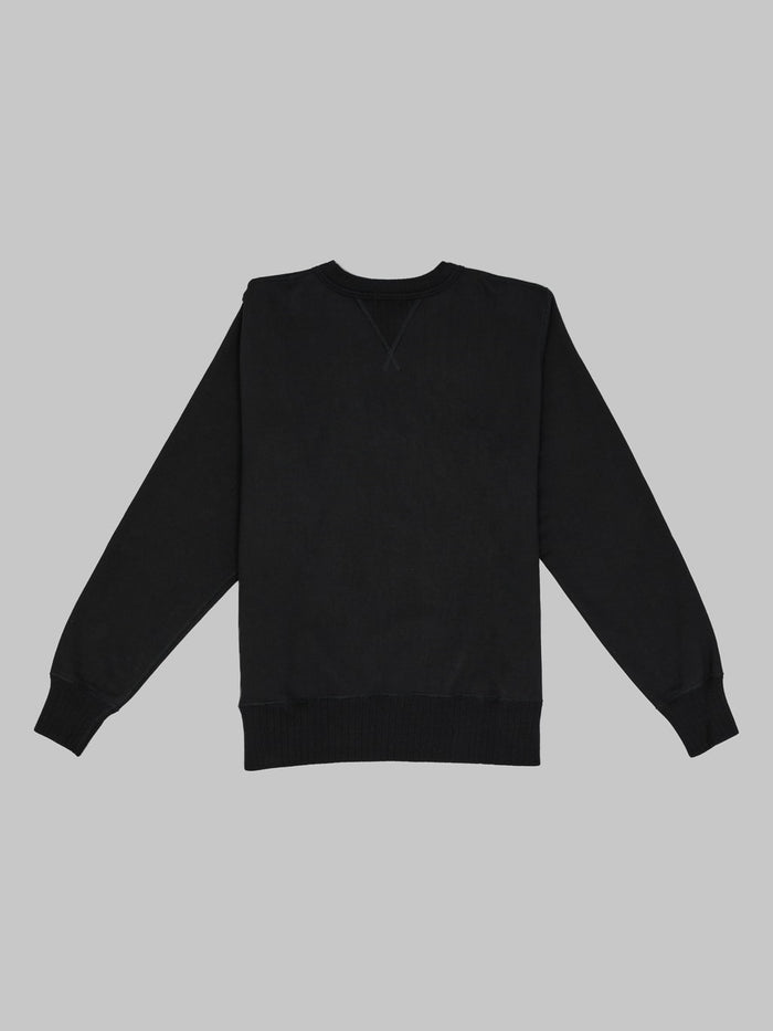 Whitesville cotton Loopwheel Sweatshirt Black back