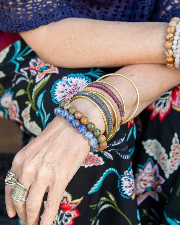 bohemian bracelet stack