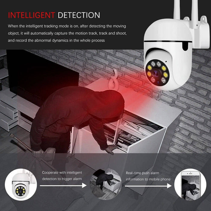 2 Pack Smart Outdoor Wireless Security Cameras, 5G WiFi, 1080P HD, Night Vision